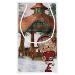 Christmas Elf at North Pole Small Gift Bag