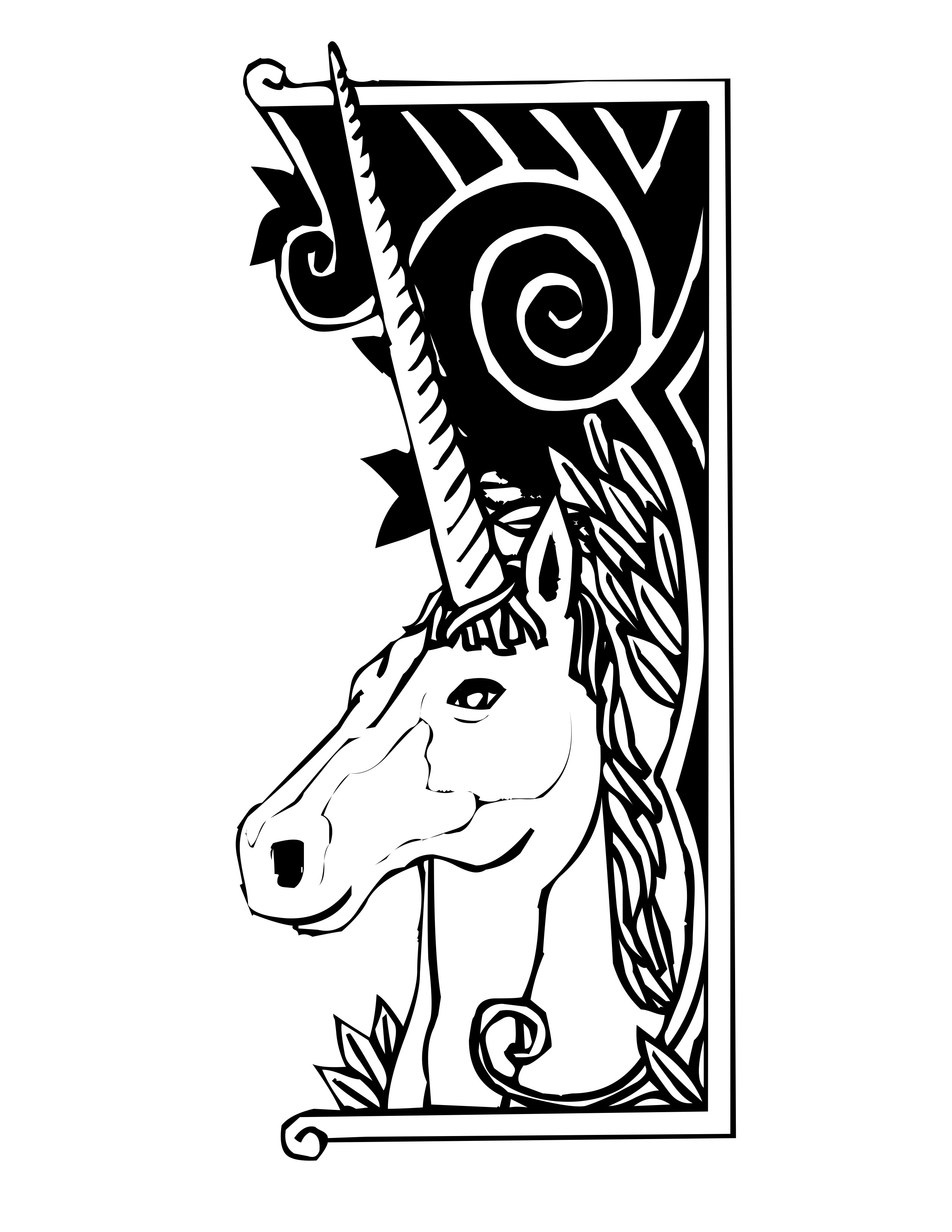 Mystical Creature Coloring Pages