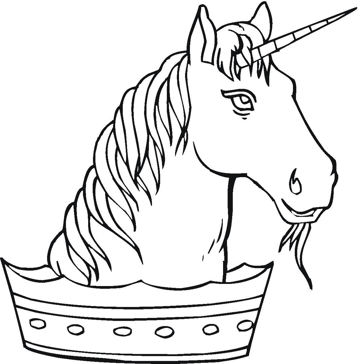 Printable Unicorn Coloring Pages Hard   Coloring Pages ...