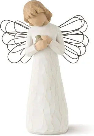 Willow Tree Angel of Healing Hand Painted Sculpture Figure
