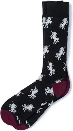 Mythical Unicorns Are Magical Contemporary Crew Dress Socks