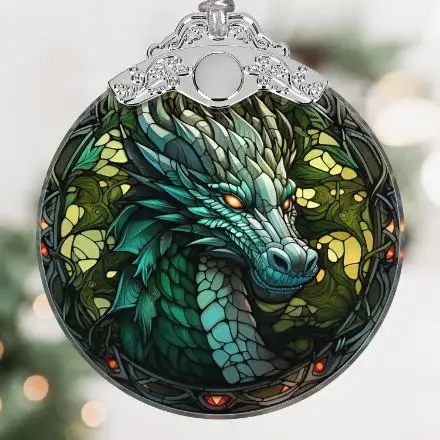 Awe-Inspiring Dragon Christmas Ornament