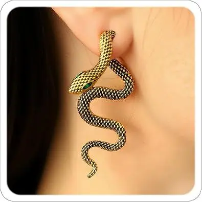 Snake Earrings for Women Goth Earrings