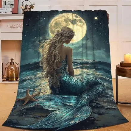 Mermaid Throw Blanket