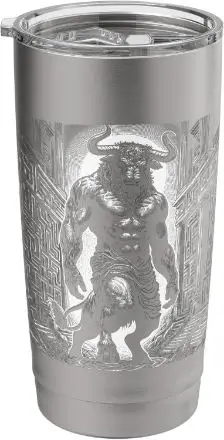 Minotaur Mythical Creature Greek Mythology Stainless Steel Insulated Tumbler
