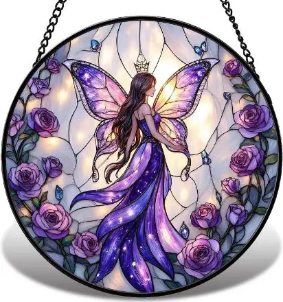 Fairy Stained Glass Suncat c her
