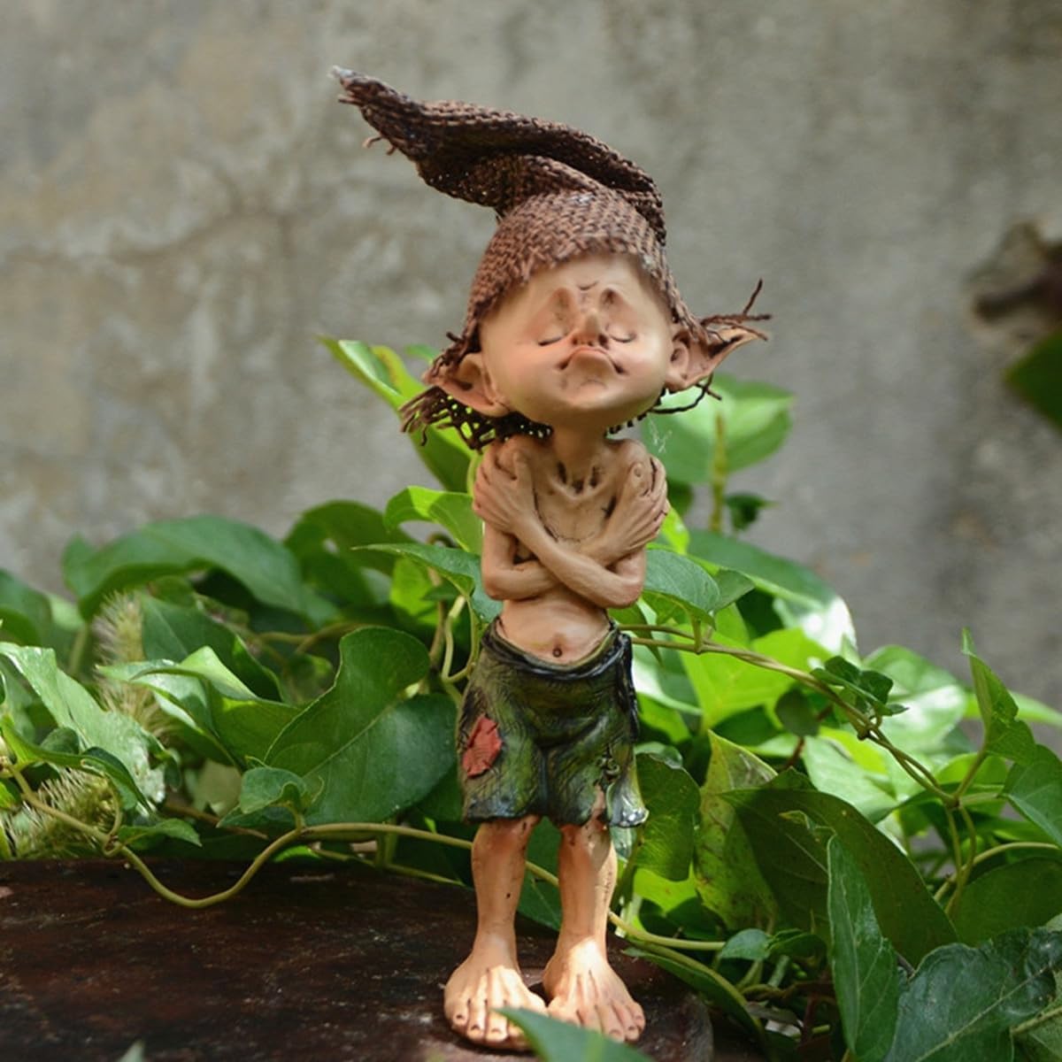 Pixie Elf Figurine Gnomes Whimsical Resin Dwarf Elf Elves