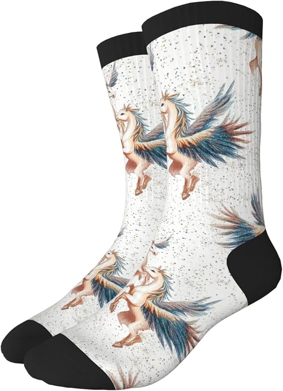 Pegasus Novelty Crew Socks