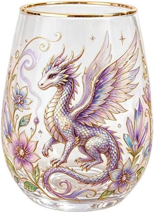 Faerie Dragon Glass Tea Cup