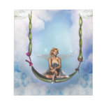 Fairy on a Swing Notepad